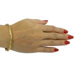 Bracelete Feminino em ouro 18k Grosso