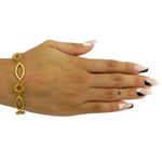 Pulseira Feminina em Ouro 18K Design Italiano