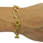 Pulseira Feminina em Ouro 18K Design Italiano