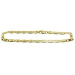 Pulseira Masculina de Ouro 18K Piastrine