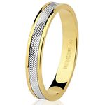 Alianças de Ouro 18k 750 para Casamento com 6.4g 3.5mm