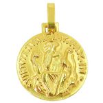 Pingente de ouro Medalha de São Bento 12.2mm