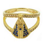 Anel em Ouro 18K Nossa Senhora Aparecida 3.9g 12.7mm