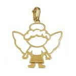 Pingente de Anjo em Ouro 18K