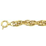 Pulseira Feminina Grossa em Ouro 18k