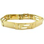 Pulseira Bracelete de Ouro 18K Masculino