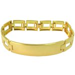 Pulseira Bracelete Masculino em Ouro 18K Design Italiano