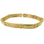 Pulseira Masculina em Ouro 18K Polida 22.4g