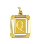 Pingente Letra Q Ouro 18K