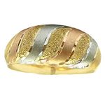 Anel Largo Feminino em Ouro 18K com 8.0mm e 2.3g