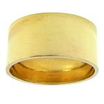 Anel Largo em Ouro 18k (0,750) Polido