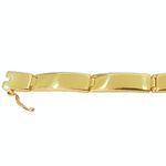 Pulseira Bracelete Masculino de Ouro 18K Maciça