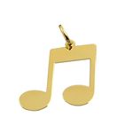 Pingente Nota Musical em Ouro 18K 750