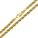 Corrente Trancilin Feminina em Ouro 18k 4,0mm