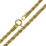 Cordão Trancilin Feminino de Ouro 18K 45cm