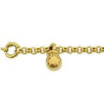 Pulseira com Pingente em Ouro 18K Feminina