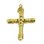 Crucifixo Grande de Ouro 18K 