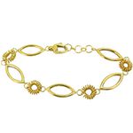 Pulseira Feminina em Ouro 18K Design Italiano