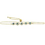Pulseira de Ouro 18k Olho Grego