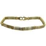 Pulseira em Ouro 18k Masculina 24.4g 7.0mm 