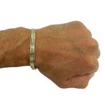 Pulseira em Ouro 18k Masculina 24.4g 7.0mm 