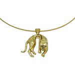 Pingente de Ouro 18K Pantera Grande Polida 4.8g