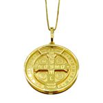 Pingente em Ouro 18k 750 de São Bento 2.5g 20.0mm