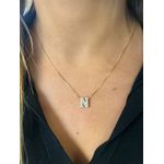 Pingente Letra de Ouro 18K Médio