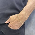 Pulseira Cartier Masculina em Ouro 18K 3.3g e 3,2mm