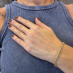 Pulseira de ouro 18k 750 Corda Três Cores 7.2g 4.4mm