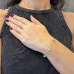 Pulseira de Ouro 18k Feminina 6 Bolas de 7.0mm 4.7g