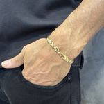 Pulseira de Ouro 18k 750 com Feche Gaveta16.0g 7.3mm