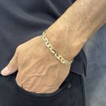 Pulseira em ouro 18k 0,750 Grumet Especial 13.2g 7.2mm