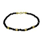 Pulseira em Ouro 18k de Ônix Natural 6,2g 4.0mm