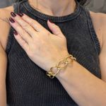 Pulseira em Ouro 18k Elos Largos com 19mm 22.8g