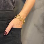 Pulseira em Ouro 18k Elos Largos com 19mm 22.8g