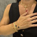 Pulseira em Ouro 18k Esteira Parafuso 21.0g 7.0mm