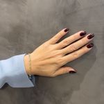 Pulseira em Ouro 18k Feminina Topázios 3,5g 4.0mm