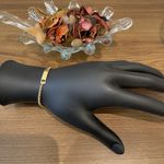 Pulseira em Ouro 18k Menino e Menina Vazado 2.3g 