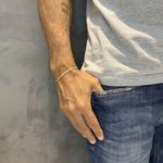 Pulseira em Ouro 18k Modelo Esteira 3.5g 4.0mm