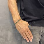 Pulseira em Ouro 18k Pedras Brasileiras 6,2g 4.0mm