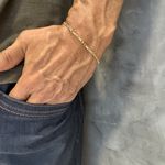 Pulseira em Ouro 18k Cartier Masculina 2.2g 2.7mm