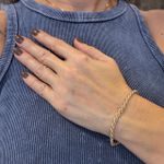 Pulseira de ouro 18k Corda Três Cores 3.6g e 2.7mm