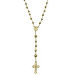 Terço de Ouro 18k 45cm 7.8g e Bolas de 3.0 e 4.0mm