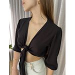 Cropped Jaque - Preto