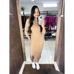 Vestido Midi Ayla - Nude