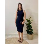 Vestido Canelado Juliana - Preto