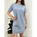 Vestido Básico Betina - Cinza 