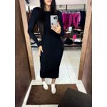 Vestido Midi Stela - Preto