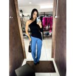 Blusa Assimetrica Rebecca - Preta